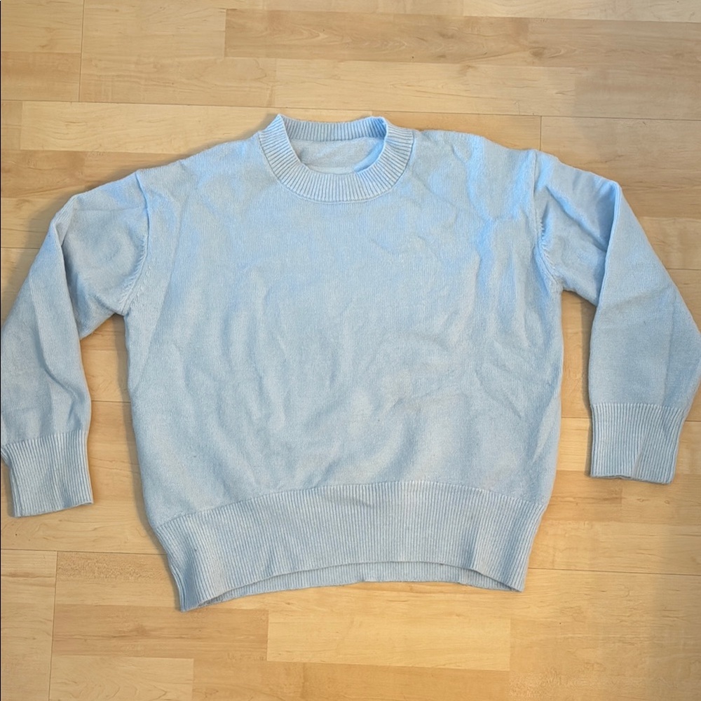 Light Blue Women’s Knit Sweater